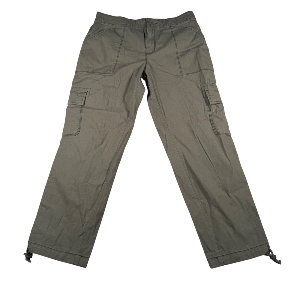 Social Standard by Sanctuary Cargo Pant Women L(FITS 31x25.5) Green Utility